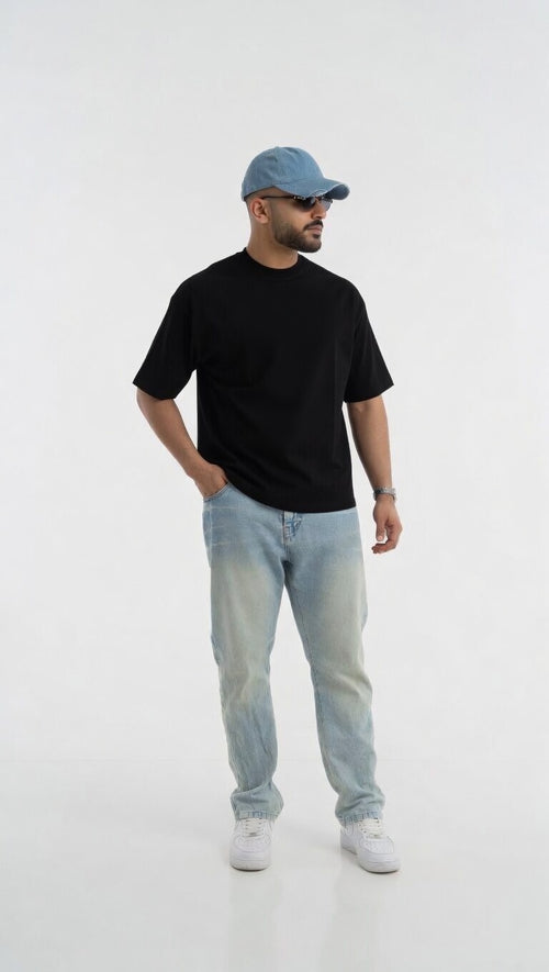 Black Oversize Tee